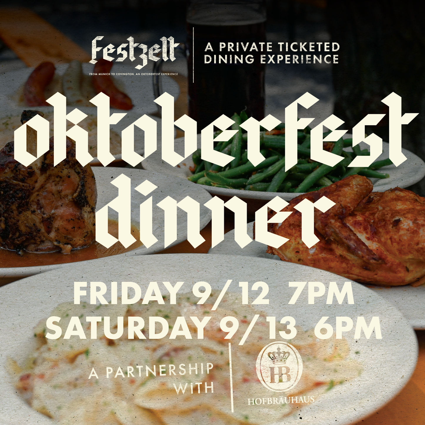 Oktoberfest Festzelt Dinner