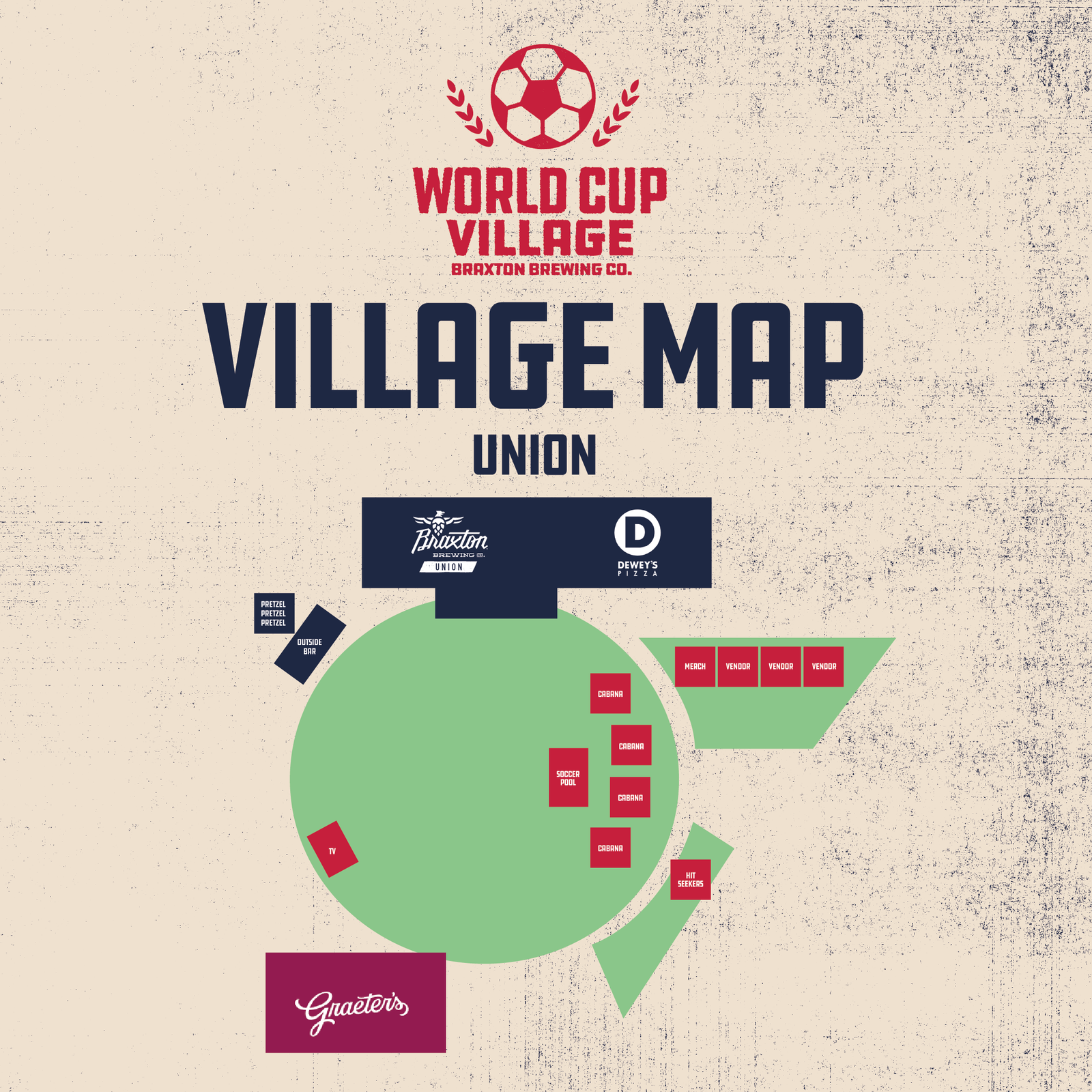 World Cup Village map — Braxton Union