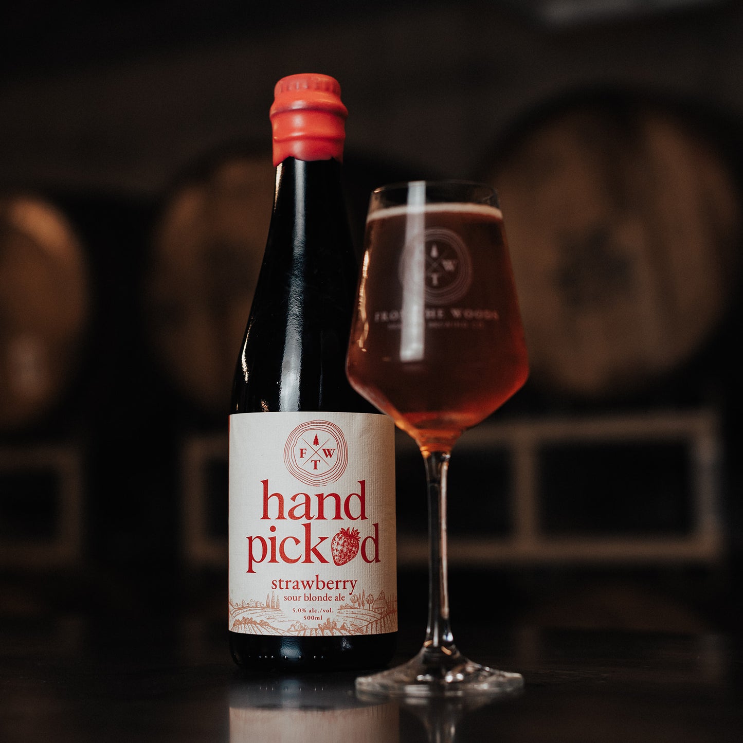 From The Woods: Hand Picked Strawberry 2022 Bottle