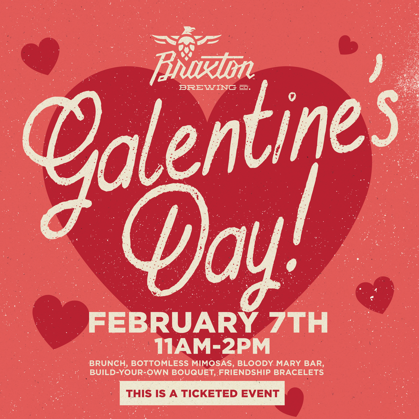 Galentine's Beer & Brunch in the Loft at Braxton Covington