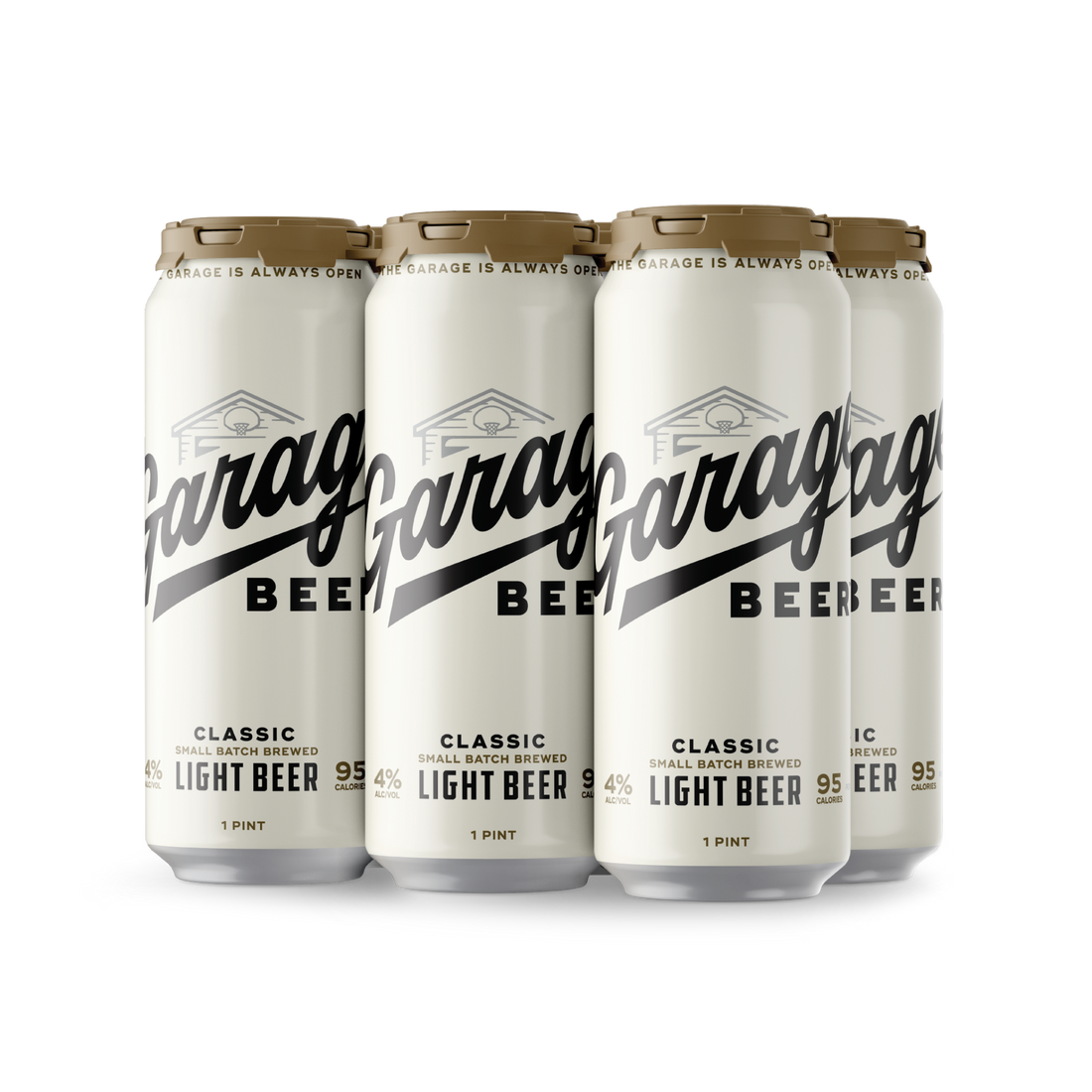 Garage Beer 6Pack 16oz Cans Braxton Brewing Company