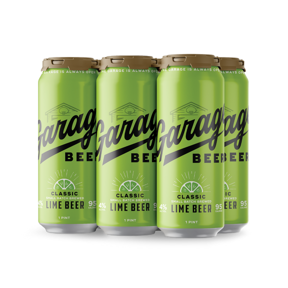 Garage Beer Lime 6-Pack 16oz Cans – Braxton Brewing Company