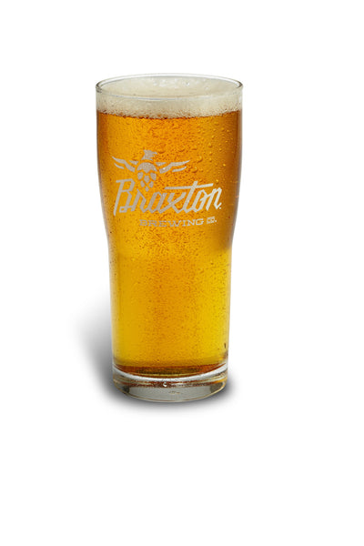 16 oz. Pint Glass – Braxton Brewing Company